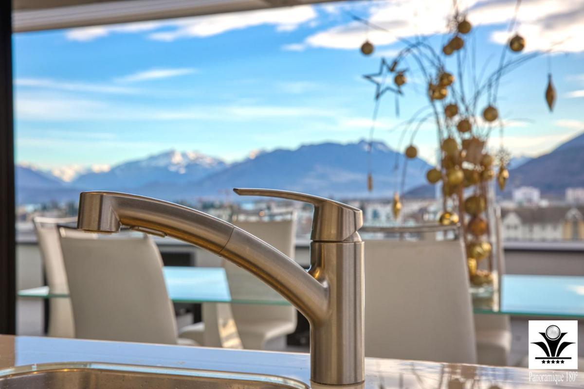 Panoramique 180 Lac Et Montagne Et Nid Secret Spa Romantique Annecy Bagian luar foto